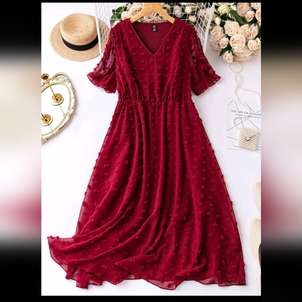 Swiss dot dress